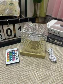 1 buah Lampu Suasana Kamar Tidur Portabel, Bertenaga USB, 16 Perubahan Warna, Efek Pencahayaan Bergelombang, Cocok untuk Hadiah Hari Valentine, Ulang Tahun, Festival Qixi, Dekorasi Kamar Tidur, Dilengkapi dengan Remote Control - MultiWarna - View 9