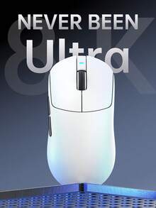 X8Ultra 无线鼠标，轻巧型 PAW3950 游戏三模式 8K DPI 鼠标 - 查看 1