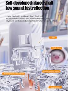 Teclado mecánico de juego con cable RGB personalizable K75 con interruptores intercambiables - Ver 6