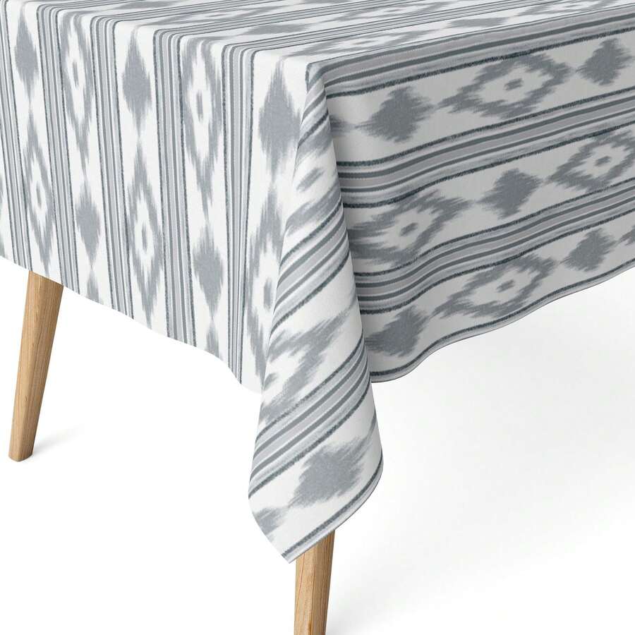 Kiva Stain-Resistant Resinated Tablecloth, Extra Soft To The Touch And Waterproof, Sizes From 100x140 To 300x140 Cm And Round 140 Cm - Easy-Clean Stain-Resistant Tablecloth - Available In 12 Designs - 選項 11 - 查看 1