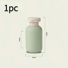 1/3 piezas Botellas recargables de gel de ducha, set de botellas de viaje portátiles vacías para loción, limpiador facial, cuidado de la piel y artículos de tocador cosméticos - Multicolor - Ver 10