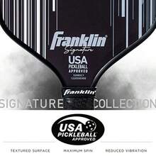 Franklin Sports Pro Pickleball Paddles - Signature Series Pro Pickleball Paddle with MaxGrit Surface - USA Pickleball USAPA Approved Tournament Pickleball Paddles - 13mm + 16mm Polypropylene Cores - 16 mm - Ver 5