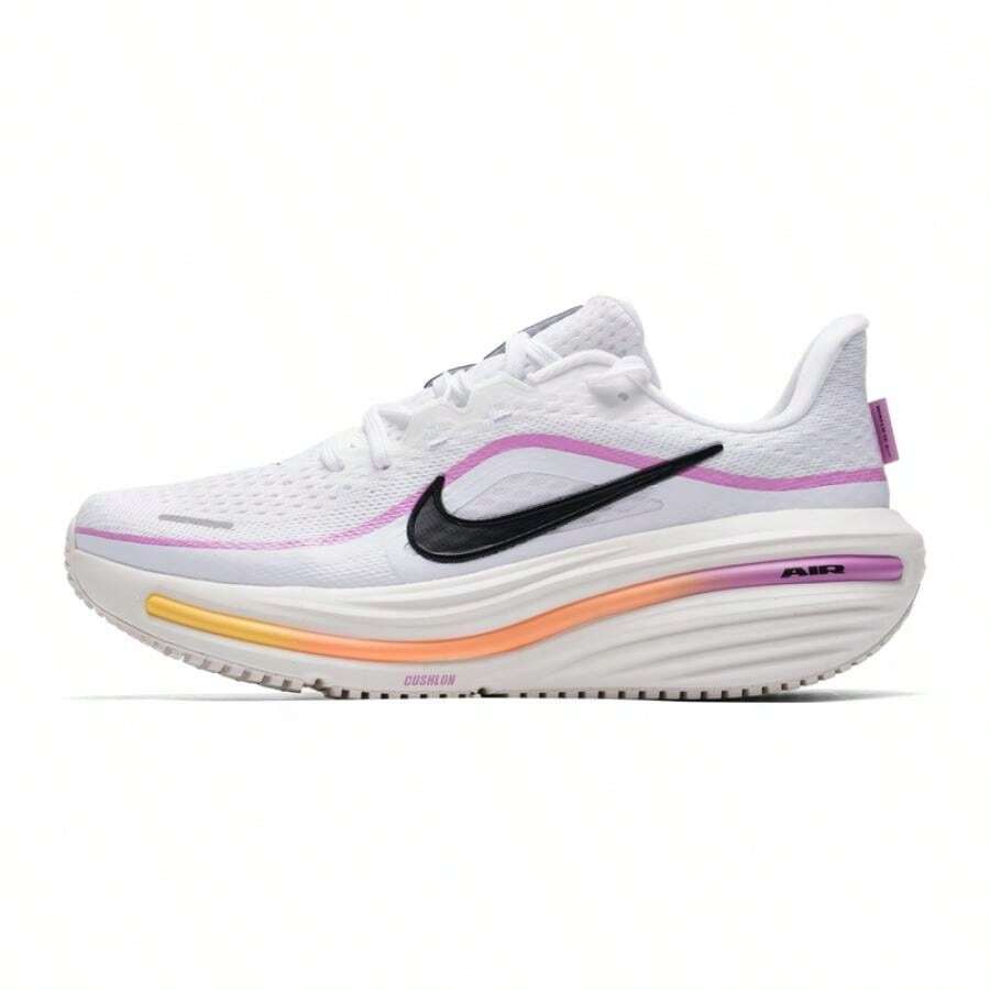 Women's Nike Air Winflo 12 Comfortable Durable Outdoor Running Shoes, Spring 2026 HV9273-100 - Black/White/Pinkish White/Pulse Orange/Light Orange-red/Light Magenta - View 1