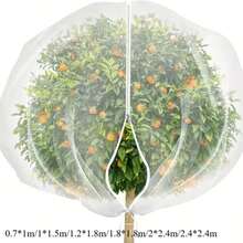 Extra-Thick Garden Netting With Drawstring & Zipper-Insect &Bird Protection For Fruits,Citrus,Flowers Pe Material Insect Netting - Multicolor - View 8