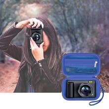 ALKOO Digital Camera Case Compatible With Zheozeig For Duluvulu For TEBNGIHNM For Oiadek For KVUTCIEIN For Femivo For Fulealfly 4K Vlogging Camera. Storage Holder Bag For PowerShot Camera (Box Only) Digital Bag Storage Case Electronic Organizer Camera Bag Holiday Essential Travel Essentials - Blue - View 6