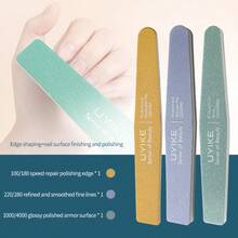 Double-Sided Reusable Nail File Sanding Stick, Nail Shaping Tool For Home Manicure - Multicolor - View 13