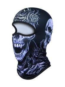 Fabulous Be Xtreme CS26-GT(01-10) Fashionable Skull Print Cycling Balaclava - Multicolor - View 11