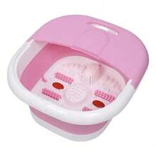 Spa Para Pies Electrica Baño Burbujas Plegable Portátil - Blanco - Ver 5