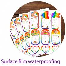 6pcs/Set LGBT Pride Stickers, Same- Love Colorful Waterproof Stickers/Labels For Laptop, Water Bottle - View 3