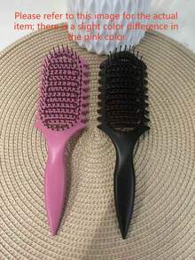 1 chiếc lược uốn tóc cải tiến mới, thiết kế rỗng, răng và cấu trúc đặc biệt, phù hợp với mọi loại tóc, giảm rụng tóc, rối tóc và chẻ ngọn, dùng được cho cả nam và nữ, dễ dàng tạo kiểu tóc xoăn, sản phẩm chăm sóc tóc, phù hợp cho salon, sử dụng hàng ngày, đi học, du lịch và các dịp khác. - không có - Xem 8