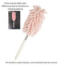 1pc Extendable Soft Microfiber Mini Car Duster Brush, Suitable For Home And Vehicle, Washable Long Handle Duster - A - View 10