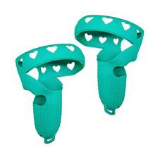 2个装 Oculus Quest 2 控制器硅胶套，防摔、防刮、防滑、防汗，提升游戏体验 - 查看 4