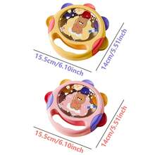Newborn Hand Drum Toy, Baby Percussion Musical Instrument Hand Drum, Infant Early Education Music Rattle Drum, Baby Auditory Development Toy - Multicolor - View 2