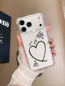 Ốp điện thoại in hình trái tim vẽ tay, khẩu hiệu ngọt ngào, dày dặn, trong suốt, chống rơi vỡ, phong cách nữ tính, kiểu , tạo cảm giác hưng phấn, quà tặng cho cặp đôi, quà tặng bạn bè. Tương thích với iPhone & Galaxy, phiên bản quốc tế, không phải phiên bản nội địa. - Trong sáng - Xem 7