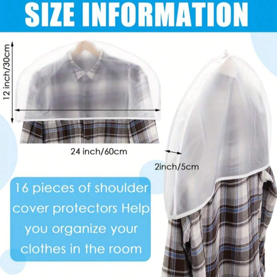 Travel Clothes Dust Cover - Shoulder Bag, Hanging Garment Bag - Protects Clothes From Dust And Dirt - 60.96x27.94x5.08cm/24.0x11.0x2.0inch - Multicolor - View 1