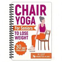 30-Day Chair Yoga Challenge: A Daily 10-Minute Guide To Easy Weight Loss For Seniors And Beginners (With Spiral-Bound Exercise Manual) - 1pc - View 5