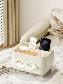 1pc Luxury Home Paper Towel Holder - High Quality Tissue Box Dispenser Suitable For Living Room Coffee Table, Bathroom, Dining Room, And Bedroom - Multicolor - View 2