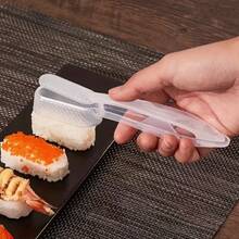 2-delat sushiformset, handhållet och lätt att använda för att göra minirullar, praktisk och söt köksbakhjälp - Multifärgad - Visa 10