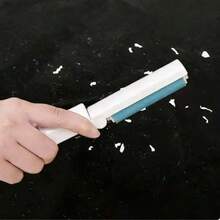 1pc Pet Hair Remover And Lint Roller Tool, Sofa Fur Remover, Reusable Pet Hair Lint Roller With Super Sticky, Portable Carpet Rake, Home Use - Multicolor - View 4