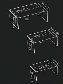 1/2, 3/4/5/6 buah Stand Pajangan Akrilik Transparan, Stand Pajangan Koleksi, Stand Tanaman Akrilik, Stand Pajangan Akrilik Transparan Cocok Untuk Perhiasan, Toko, Dekorasi Rumah - Clear - View 16