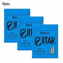 Orphee 3 Sets, 6 Strings Per Set, Thickness 0.23-1.27mm, Electric Guitar Strings, RX Practice Series, 6-String Guitar Instrument - 3 Sets Of RX15 - View 2