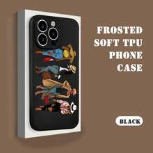 Funda para Teléfono - Un Elegante Conjunto de Ropa de Invierno para Mujer con Diseño Estampado, Junto con una Funda para Teléfono de Color Mezclado Compatible con Varios Phone, Incluyendo los Más Recientes - Multicolor - Ver 4