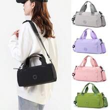 1 pieza Bolso bandolera organizador multifuncional de moda de unicolor minimalista, bolsa pequeña para gimnasio, versátil para mujeres, bolso de hombro, bolsa de fitness compacta y suav - Recomiendo el grande de color morado oscuro. - Ver 4