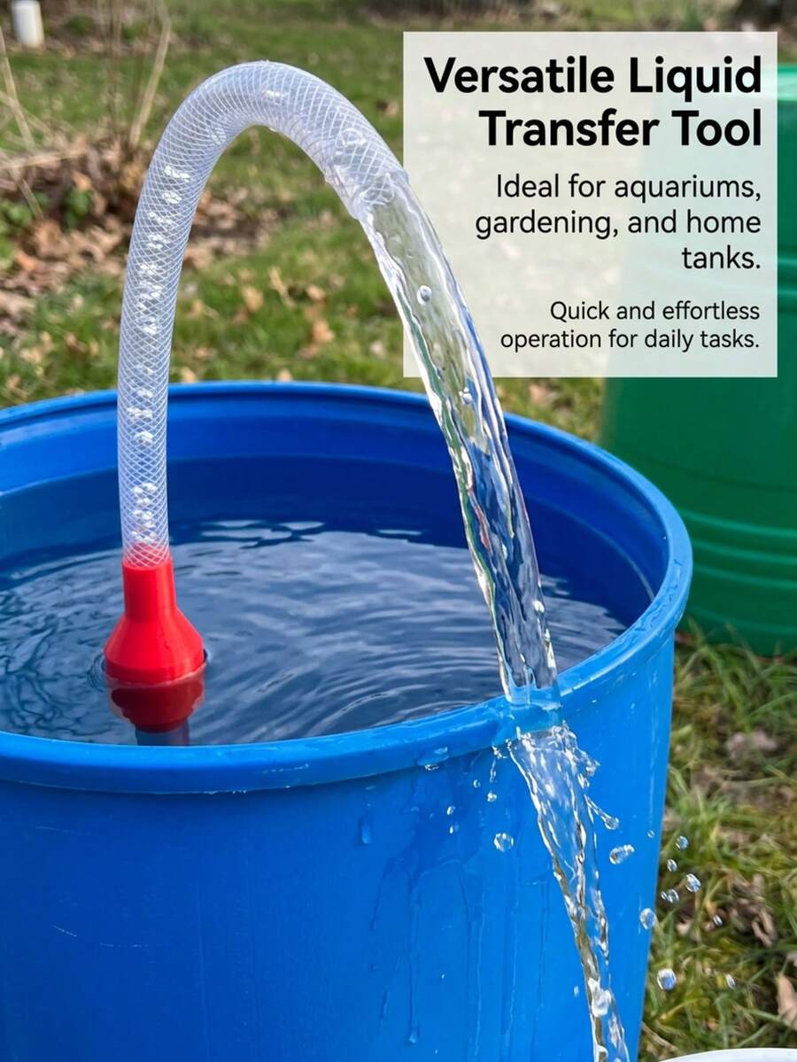 自吸式虹吸阀，无需口吸；只需摇晃即可启动。内置阀门可实现快速液体输送。 - 虹吸管 - 查看 1