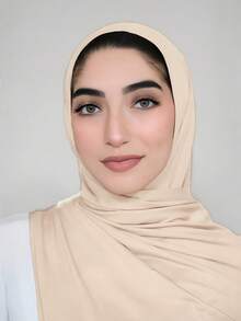 1 pieza Hiyab de mujer de jersey, hiyab de modal, tela de sudor, unicolor, suave y sedoso, cómodo y transpirable, pañuelo, turbante de jersey, chal de 180cm*70cm, adecuado para uso diario, al aire libre, oración, culto, playa, vacaciones - Multicolor - Ver 13