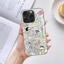 Funda de teléfono con diseño de dibujos animados de Crayon Shin-chan para Phone17air, 16, 15, 14, 13, 12, 11 - z8 - Ver 6