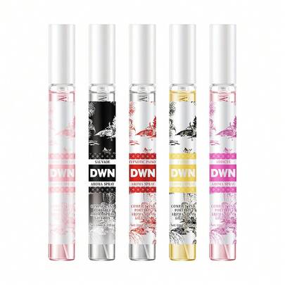 1/5pcs Set Brazilian Fragrance Spray, Fabric Deodorizer, 5 Refreshing Scent Options, Indoor/Outdoor Air Freshener, Multi-Layered Uplifting Fragrance Spray, Long-Lasting Natural Fresh Spray, Releasing Elegant Rio De Janeiro Scents Of Herbs, Coconut Flower, Citrus, Woody, And Marine, Suitable For Dates, Parties, Gatherings, Vacations, Home, Hotel, Office