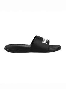 Puma Popcat 20 BX Unisex Slides Black 372279 - Puma Black-Puma Black-Puma White - View 1