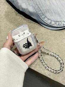 1个极简笑脸蓝牙耳机保护套，兼容苹果2/3/Pro/Pro2/Pro3，可爱耳机保护套 - 無色 - 查看 3