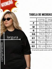 Women's Plus Size Plain Crew Neck T-Shirt, , Oversized, 100% Premium Cotton, Copa Hexa Football - 黃色 - 查看 3