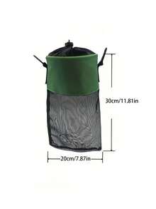 Mesh Clothes Peg Bag, Clothes Peg Bag With Hook, Drawstring Closure, Wide Mouth Clothes Peg Bag, Drawstring, Clothes Pegs, Wooden Clothes Pegs, Canvas Clothes Peg Storage Bag - Multicolor - View 7