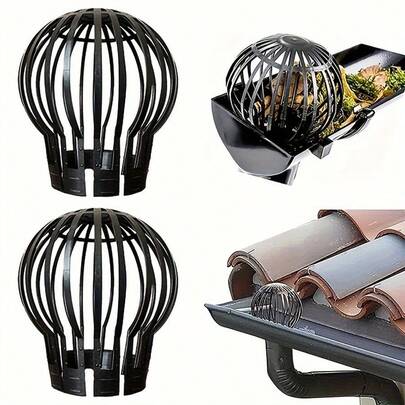 Drainage Pipe Filters To Prevent Water Blockage - Protective Devices For Rooftop Drainage, Debris And Dirt Blockages, Outdoor Drain Covers With Drainage Nets, And Filters For Round Covers On Balconies And Houses.