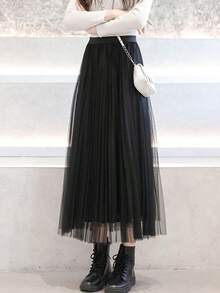 Women Skirts - Black - View 1