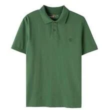 Timberland 男士Polo衫，舒适休闲户外服饰，AF胸前Logo短袖Polo衫（常规款），旅行运动卫衣 A24H2A6Z - 綠色 - 查看 1
