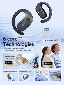 Acer 宏碁 OHR538 TWS 真无线耳机，立体环绕立体声，低音浑厚，支持降噪、低延迟游戏模式、杜比音效，轻巧触控设计，佩戴舒适，200mAh 大容量电池，续航持久，球形设计，推荐作为圣诞节/情人节礼物，兼容智能手机、平板电脑、笔记本电脑，配备充电盒 - 均碼 - 查看 4