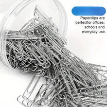 200pcs Silver Paper Clips, Suitable For Office, School And Personal Organization - 200 Pieces/box - View 4