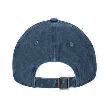 Vintage Baseball Cap With "TEXAS" Longhorn Skull Patch Graphic - Adjustable, Lightweight, Sun Protection, Washed Denim Blue With Brown Patch Print, Perfect For Street Culture And Outdoor Activities, Outdoor Headwear | Texas Longhorn Vintage Cap | Adjustable Western Style Headwear - 紅色 - 查看 6