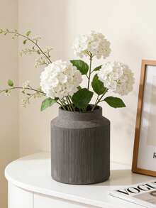 This Vintage-Style Terracotta Vase Is Perfect For Home Decor And Can Be Placed In The Living Room, On A Bookshelf, Or On The Dining Table. - 1PC - View 5