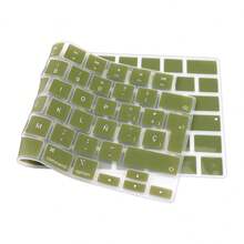 1 片西班牙语硅胶键盘膜，欧式布局，兼容 2021-2026 款 MacBook Air 13.6 英寸/15.3 英寸（M5、M4、M3、M2、M1，A2681/A2941/A3113）和 MacBook Pro 14 英寸/16 英寸（M5、M4、M3、M2、M1，A2442/A2485/A2991/A3403），以及配备 Touch ID 的 MacBook Neo 13 英寸（A18）和 MacBook Pro A3404（512G），防污、完美贴合、静音按键、可水洗。 - 查看 11