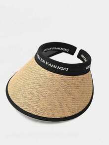 1pc Women's Fashion Wide Brim Sun Hat, Foldable Design, Suitable For Summer Beach Trips, Pairs Well With Various Outfits, Showcases Elegant Charm. - Sun Hat - View 9