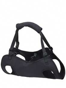 Adjustable Breathable Shoulder Strap Dog Leash, Suitable For Assisting Elderly, Disabled, Small, Medium And Large Dogs Up And Down Stairs, 4 Carrying Modes (Front/Back) - Black - View 12