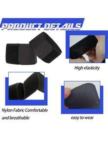 Outdoor Sports Accessory Set, Including 2 Honeycomb Pads And 2 Adjustable Straps, Suitable For Outdoor Use; Knee And Wrist Supports-The Perfect Gift For Sports Enthusiasts. - Multicolor - View 4
