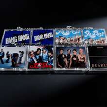 热门K-POP迷你专辑挂件NFC盒：《DEADLINE》、《BANG BANG》、Hearts2Hearts《RUDE!》、《ARIRANG》迷你CD专辑盒、链条DVD盒、NFC CD盒、明星粉丝周边DIY纪念迷你CD挂件钥匙扣 - 彩色 - 查看 13