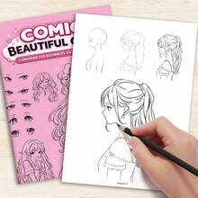32 Pages Anime Character Line Drawing Book, Anime Character Line Drawing Beginner's Guide, Anime Girl Line Drawing Sketchbook, Easy Outline Sketching, Includes Clear Outline Templates, Provides Tracing Techniques And Color Mixing Material Practice, High-Quality Sketch Paper - Suitable For Boys And Girls Ages 3+, Beginner Artists And Cartoonists, Step-By-Step Instruction - Great For Home Learning, Art Class And Professional Practice. - Multicolor - View 6