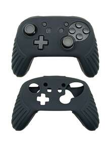 1 set husă de protecție pentru controler Switch Pro + 2 capace pentru joystick cu model de fotbal, rezistente la praf, antiderapante, rezistente la zgârieturi, experiență de joc îmbunătățită - Vizualizare 2