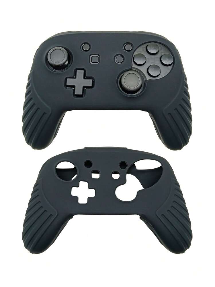 一套Switch Pro手柄游戏保护壳 + 2个足球图案摇杆帽，防尘、防滑、防刮，提升游戏体验 - 查看 2